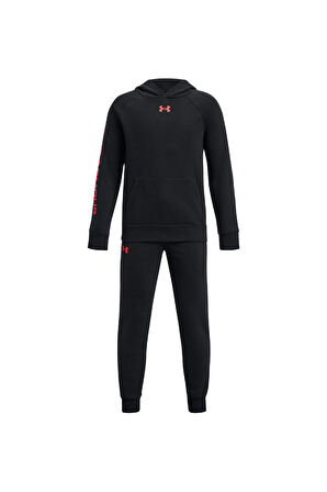 Under Armour Takim 1379802 Ua Rival Siyah Çocuk Eşofman Takımı