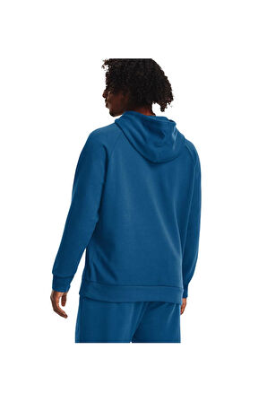 Under Armour 1379758 Ua Rival Fleece Logo Mavi Erkek Sweatshirt
