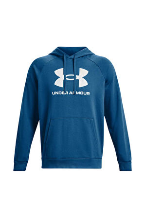Under Armour 1379758 Ua Rival Fleece Logo Mavi Erkek Sweatshirt