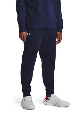 Under Armour Lacivert Erkek Eşofman Altı 1379774-410 UA RIVAL FLEECE JOGGERS