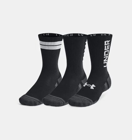 Under Armour Performance Tech Nov 3pk Crew Mid Çorap
