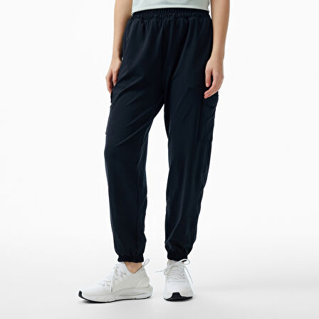 Under Armour Meridian Cargo Kadın Siyah Eşofman Altı
