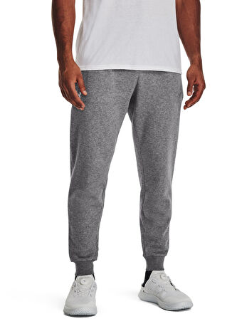 Under Armour Gri Erkek Bol Kesim Eşofman Altı 1379774-025 UA Rival Fleece Joggers