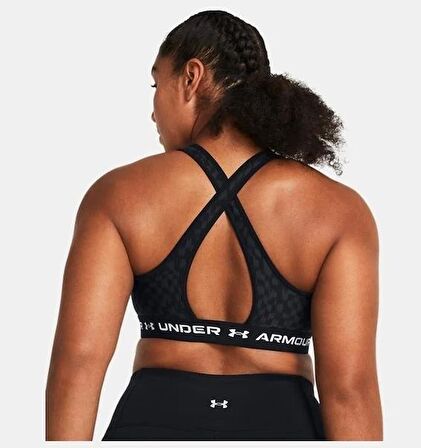 Under Armour Crossback Mid Print Kadın Spor Sütyeni