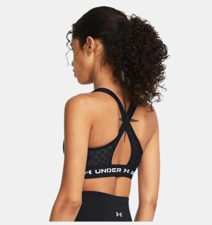 Under Armour Crossback Mid Print Kadın Spor Sütyeni