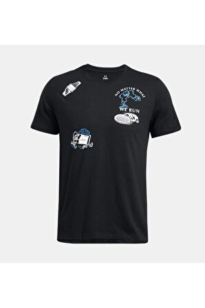 UA WE RUN SHORTSLEEVE 1383414-001