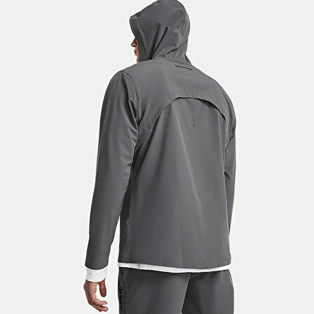 Under Armour Outrun The Erkek Gri Koşu Ceketi