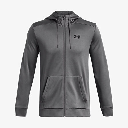 Under Armour Fleece Zipped Erkek Gri Günlük Sweatshirt