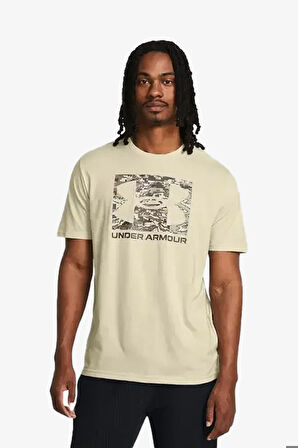 Under Armour Abc Camo Boxed Logo Ss Erkek Bej T-shirt 1361673-273