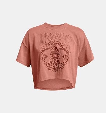 Under Armour Ua Hw Dusk To Dawn Crop Ss Kadın Sweat 1383048