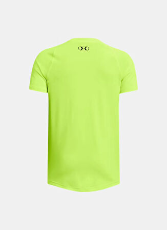Under Armour Düz Sarı Erkek Çocuk T-Shirt 1363284-731-UA Tech 2.0 SS