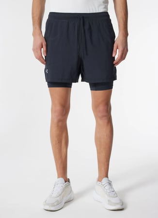 Under Armour 1382640-001 UA LAUNCH 5'' 2-IN-1 SH Siyah Erkek Slim Fit Şort  