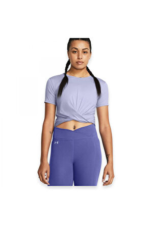 Under Armour 1383647 Motion Crossover Crop Mor Kadın T-Shirt