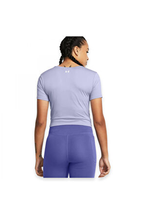 Under Armour 1383647 Motion Crossover Crop Mor Kadın T-Shirt