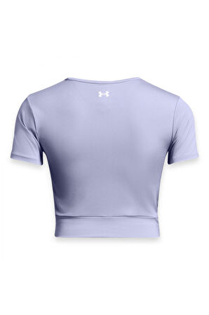 Under Armour 1383647 Motion Crossover Crop Mor Kadın T-Shirt