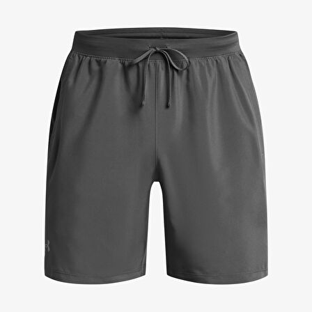Under Armour Launch 7 inch Erkek Gri Antrenman Şortu