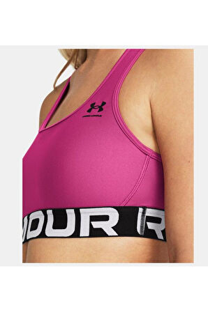 Kadın HeatGear® Armor Mid Branded Spor Sütyeni 1383544-686