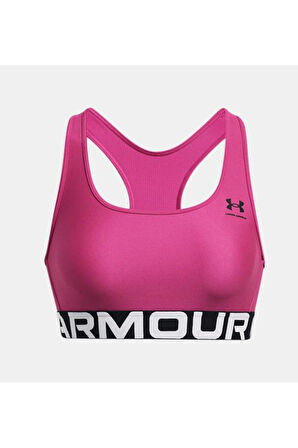 Kadın HeatGear® Armor Mid Branded Spor Sütyeni 1383544-686
