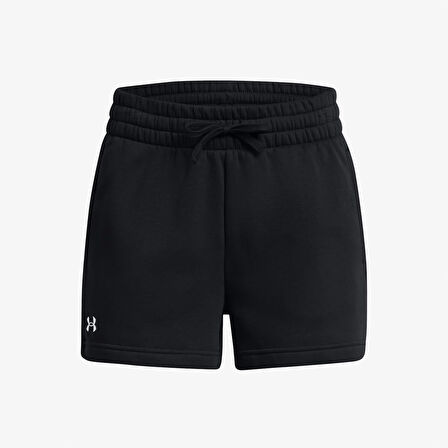 Under Armour Rival Fleece Kadın Siyah Antrenman Şortu