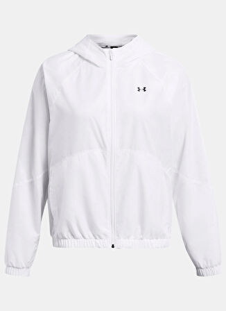 Under Armour Beyaz Kadın Rüzgarlık 1382698-100 UA Rival Sport Windbrea