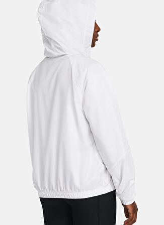 Under Armour Beyaz Kadın Rüzgarlık 1382698-100 UA Rival Sport Windbrea