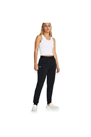 Under Armour 1382727 sport High Rise Siyah Kadın Eşofman Altı