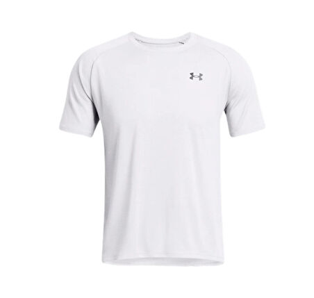 A1382796-100 Under Armour Ua Tech Textured Ss Erkek T-Shirt Gri
