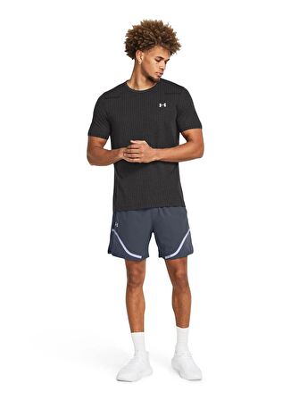 Under Armour 1382801-001 Vanish Seamless SS Siyah Erkek Bisiklet Yaka Oversize T-Shirt