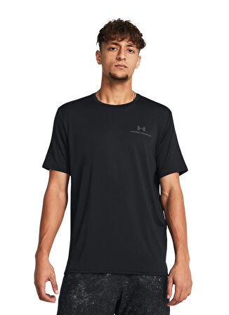 Under Armour 1383973-001 Vanish Energy SS Siyah Erkek Bisiklet Yaka Oversize T-Shirt