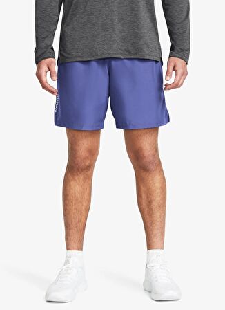 Under Armour 1383356-561 UA Woven Wdmk Shorts Mor Erkek Oversize Şort