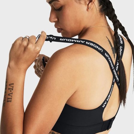 Under Armour Infinity High Zip 2.0 Kadın Siyah Sporcu Sütyeni