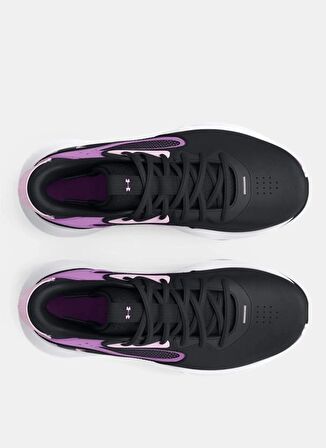 Under Armour Siyah - Mor Erkek Çocuk Basketbol Ayakkabısı 3025617-005-UA GS Lockdown 6