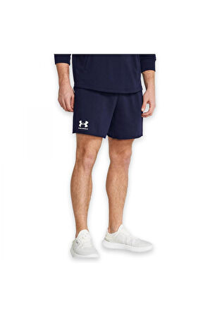 Under Armour 1382427 Ua Rival Terry 6In Lacivert Erkek Şort