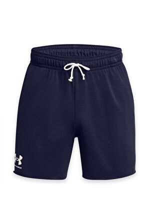 Under Armour 1382427 Ua Rival Terry 6In Lacivert Erkek Şort