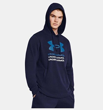 Under Armour UA Rival Terry Graphic Hood Erkek Sweatshirt