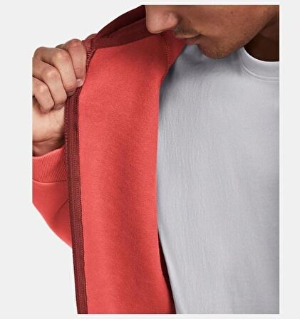 Under Armour UA Rival Flc FZ Colorblock Erkek Tam Fermuarlı Sweatshirt