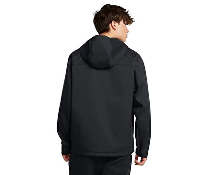 Under Armour Shield Hooded Erkek Günlük Mont 1371587-002 Siyah