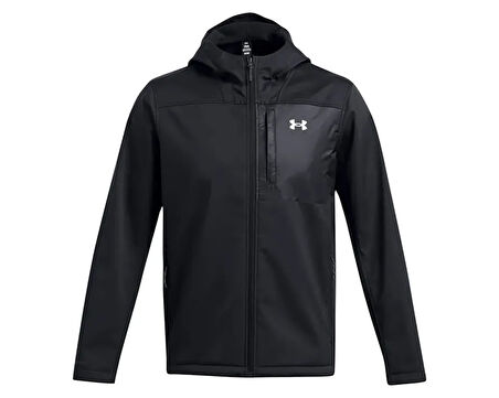 Under Armour Shield Hooded Erkek Günlük Mont 1371587-002 Siyah