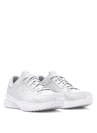 3028569-100 UA W Edge LTHR Deri Beyaz Kadın Lifestyle Ayakkabı