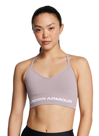 Under Armour Gri Sporcu Sütyeni 1384417-015 Vanish Seamless Low Bra