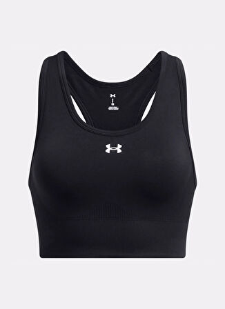 Under Armour 1384419-001-Vanish Seamless Mid Bra Siyah Sporcu Sütyeni