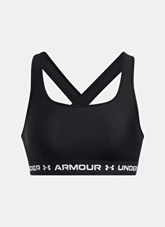 Under Armour 1361034-006-Crossback Mid Bra Siyah Sporcu Sütyeni