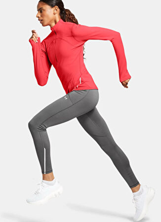 Gri Kadın Lastikli Bel Compression Fit Tayt 1386418-025 Vanish CW Legging