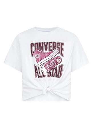 Converse Beyaz Kız Çocuk T-Shirt