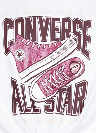 Converse Beyaz Kız Çocuk T-Shirt