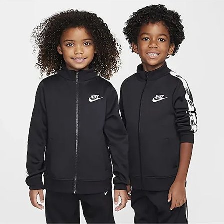 Nike NKN FULL ZIP SET WITH LOGO TAP Çocuk Siyah Eşofman Takımı 86M452-023