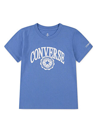Converse Mavi Kız Çocuk T-Shirt