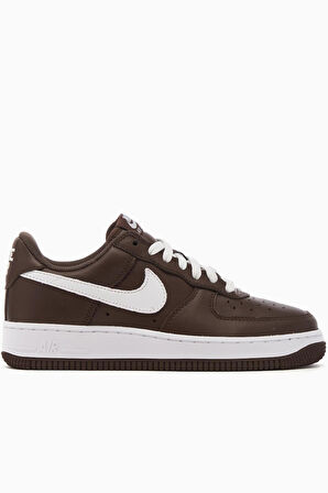 Nike Air Force 1 Low Retro Hakiki Deri Erkek Kahverengi Günlük Spor Ayakkabı