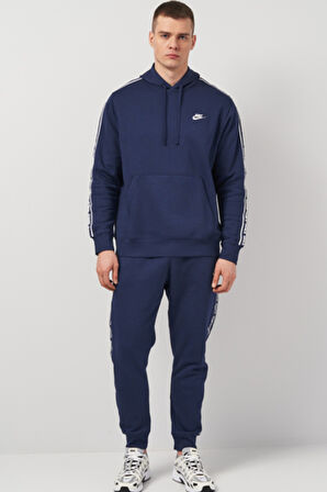 Nike Clup Fleece Gx Trk Suit Erkek Pamuklu Lacivert Eşofman Takımı 