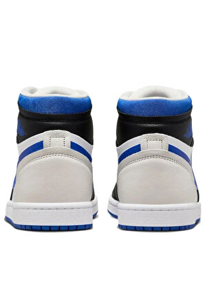 Air Jordan 1 High Method Of Make Unisex Sneaker Hakiki Deri Bilekli Günlük Spor Ayakkabı Mavi